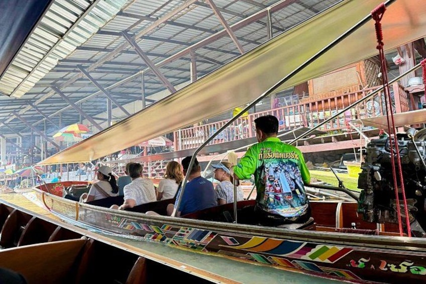 Bangkok: Floating Market and Train Market Experience 4