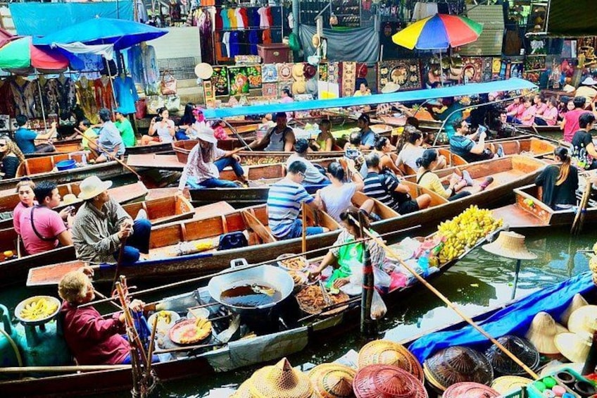 Bangkok: Floating Market and Train Market Experience 3