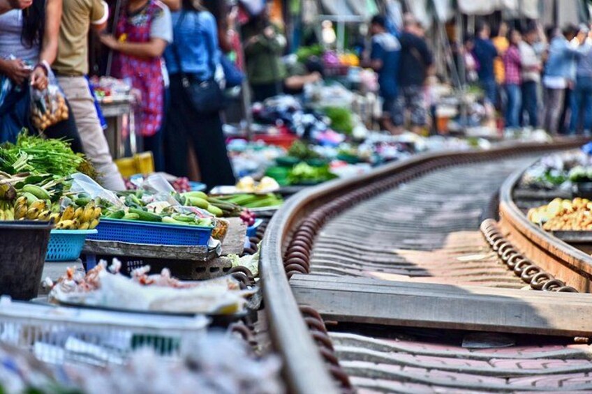 Bangkok: Floating Market and Train Market Experience 5
