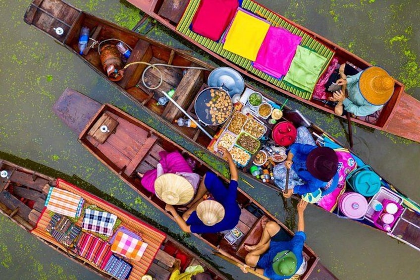 Bangkok: Floating Market and Train Market Experience 5