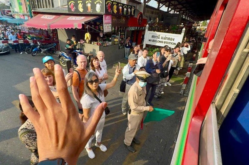 Bangkok: Floating Market and Train Market Experience 5
