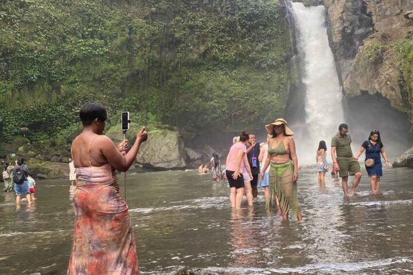 Koi Photo Boat, Bali Swing, Monkey Forest, & Tegenungan Waterfall 2