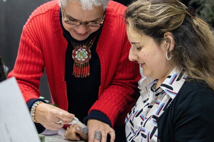 Downtown Porto Tile Painting Workshop with Porto Wine (Lapa) 4