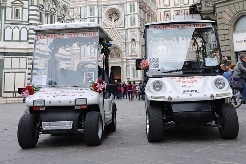 Private Golf Cart Tour in Florence 1