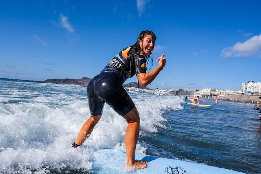 Surfing Course at Las Canteras Beach 2