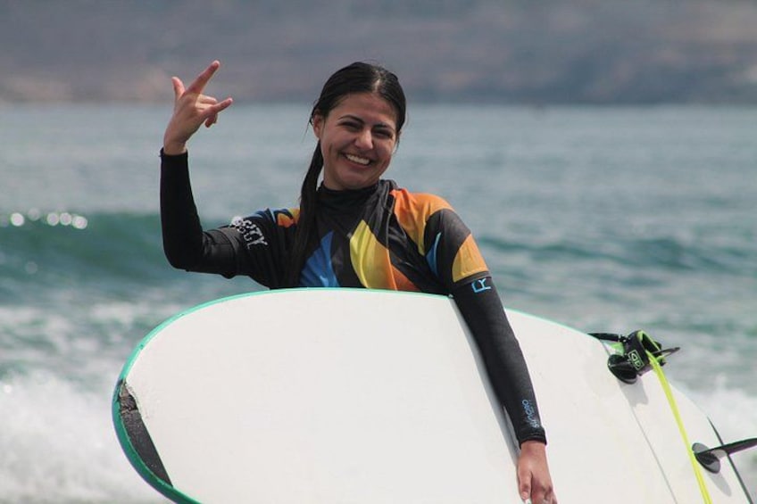 Surfing Course at Las Canteras Beach 1