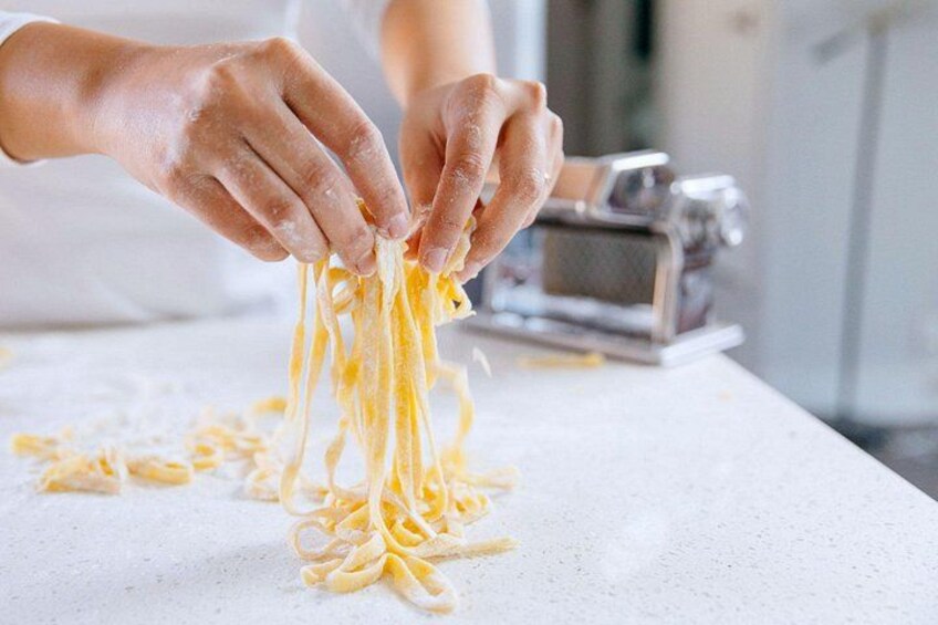 Fun Pasta Making Class at a Wellness Café in Atlanta 1