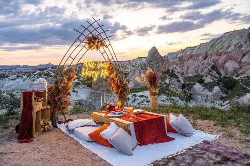 Wedding Proposal and Photoshoot with Hot Air Balloons 2