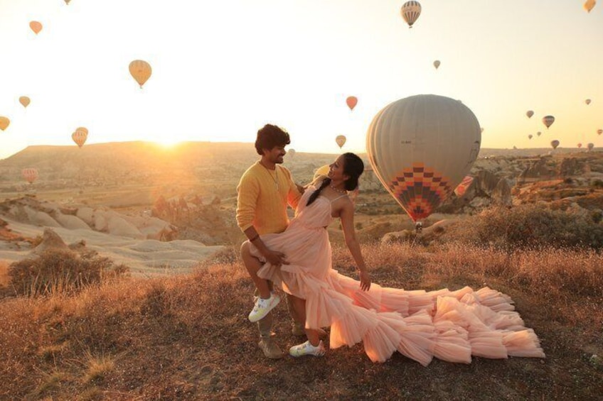 Wedding Proposal and Photoshoot with Hot Air Balloons 2