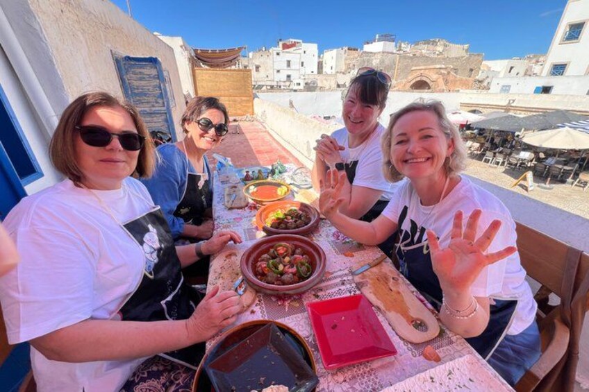 Traditional Moroccan cuisine - View of the historical site 1