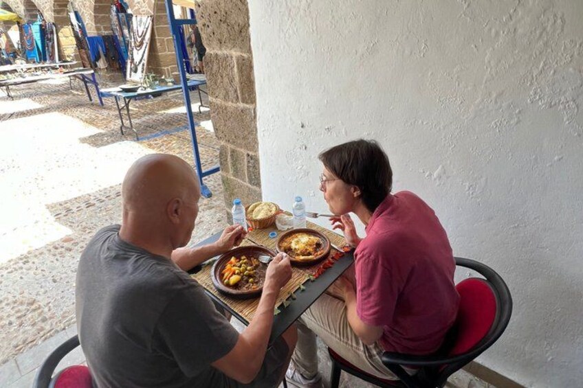 Traditional Moroccan cuisine - View of the historical site 2