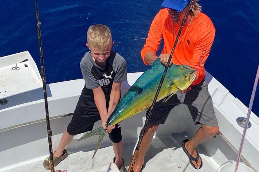 Mahi Mahi a Key West favorite when fishing on the Sanctuary 4