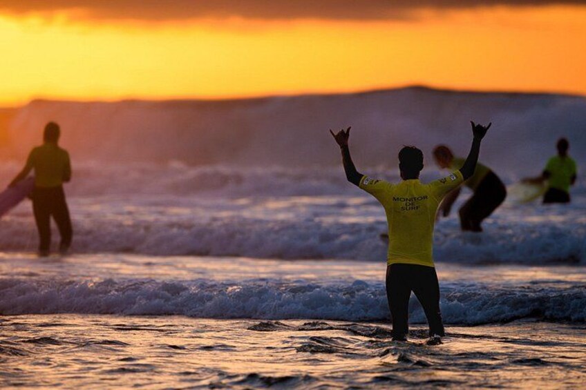 Learn to surf the most beautiful sandy beaches of Fuerteventura 5