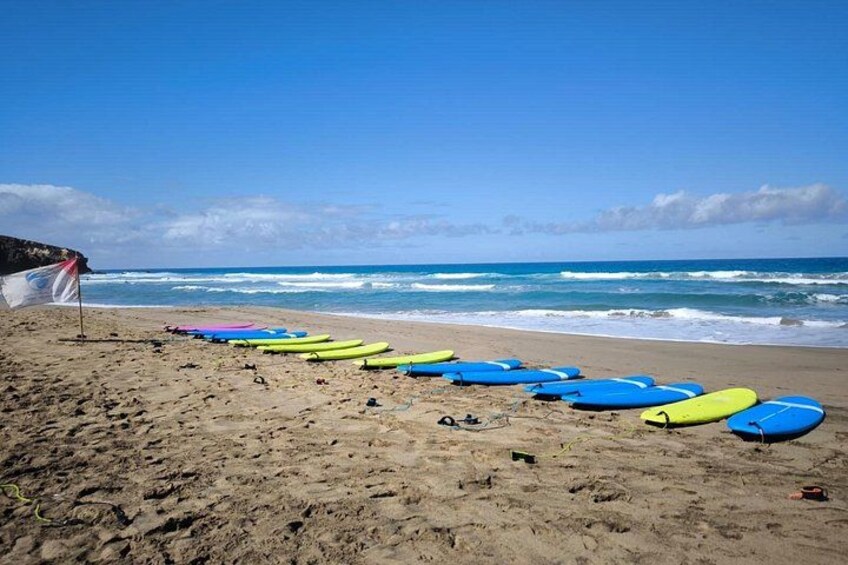 Learn to surf the most beautiful sandy beaches of Fuerteventura 2