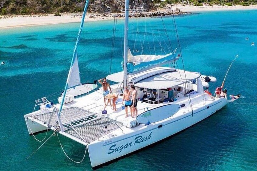Jost Van Dyke - Sandy Spit & Soggy Dollar Sailing Tour in the BVI 2