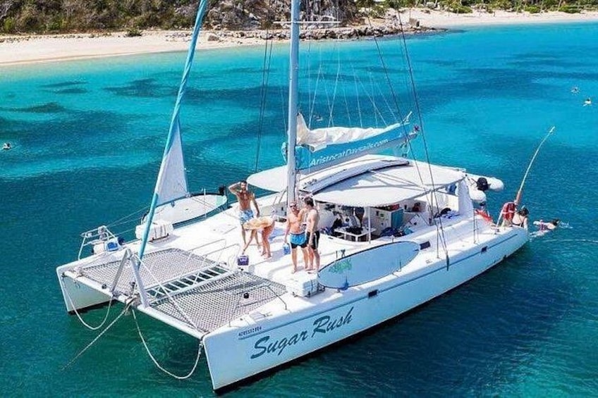 Jost Van Dyke - Sandy Spit & Soggy Dollar Sailing Tour in the BVI 2