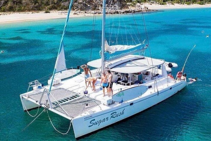 Jost Van Dyke - Sandy Spit & Soggy Dollar Sailing Tour in the BVI 3