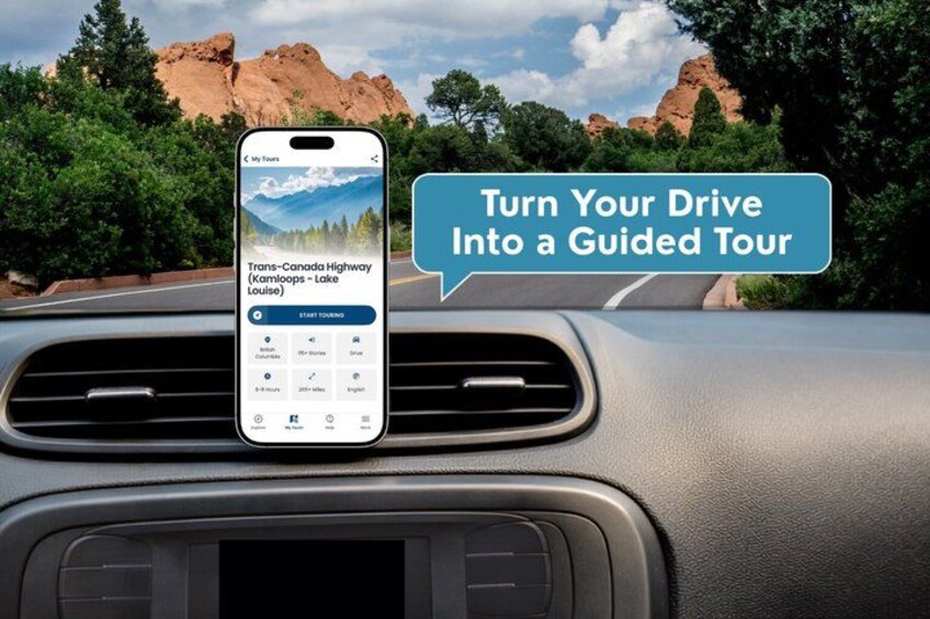 Scenic Kamloops Self Guided Audio Driving Tour to Lake Louise 1