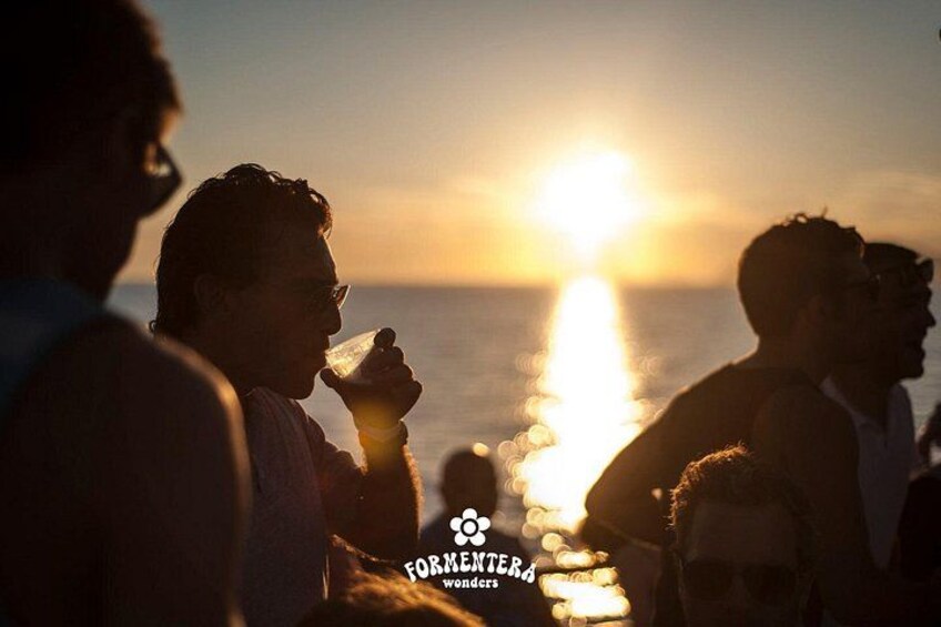 Ibiza: Formentera Boat Trip with Open Bar, Paella & Sunset Party 3