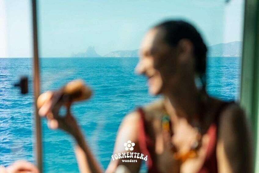 Ibiza: Formentera Boat Trip with Open Bar, Paella & Sunset Party 2
