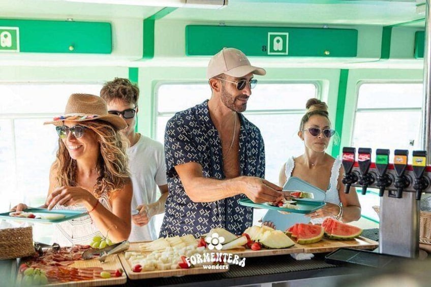 Ibiza: Formentera Boat Trip with Open Bar, Paella & Sunset Party 5