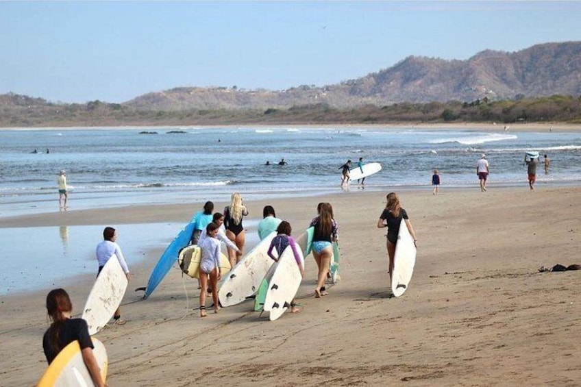 Epic surf-lessons at beautiful Samara beach. 5