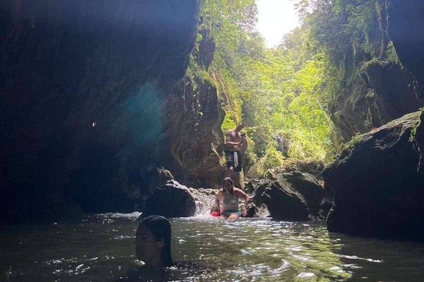 Hiking and Swimming thru Caves 2