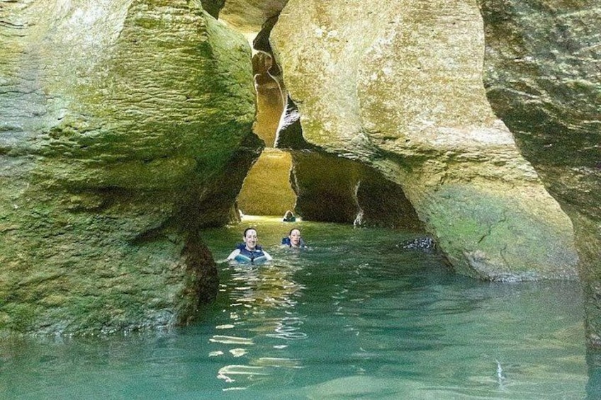 Cave, Waterfall and River Adventure in Charco Azul from San Juan 3