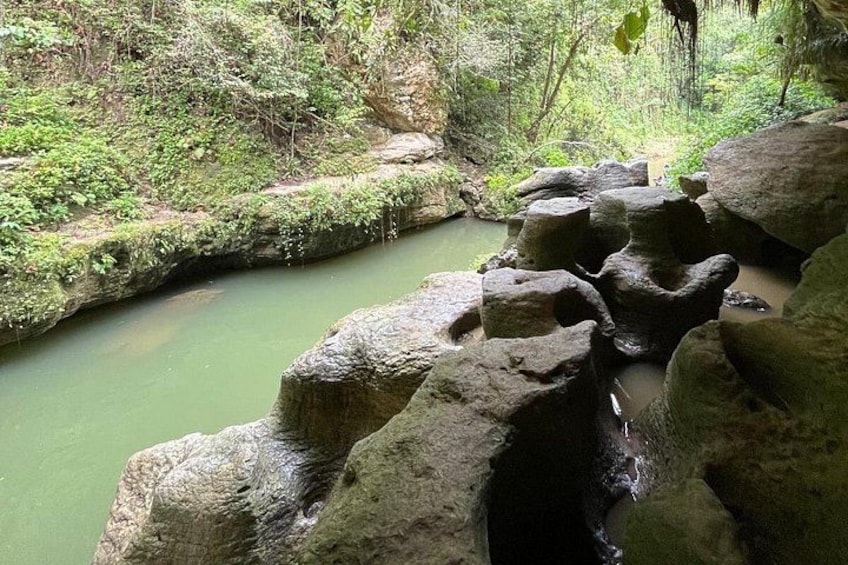 Cave, Waterfall and River Adventure in Charco Azul from San Juan 2