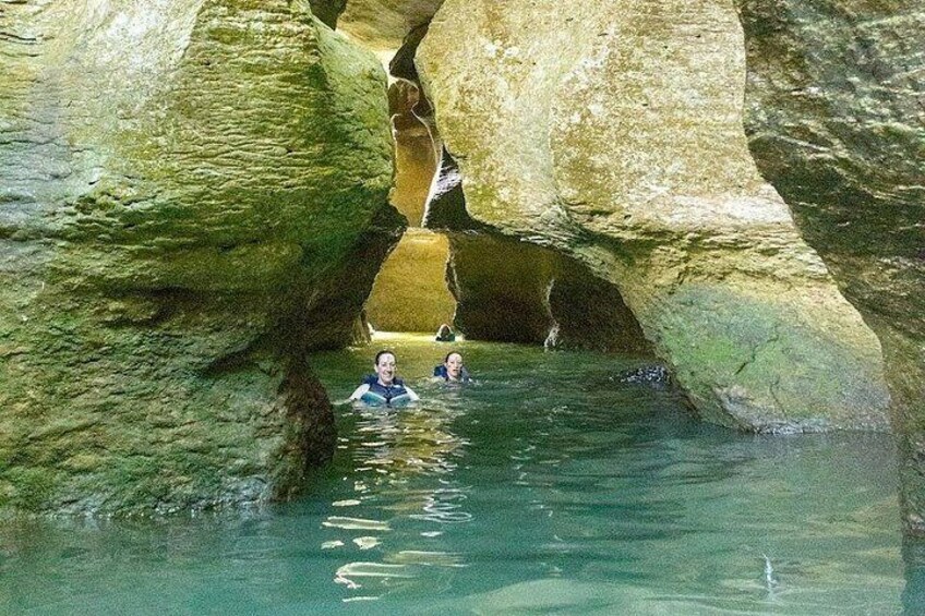Cave, Waterfall and River Adventure in Charco Azul from San Juan 4