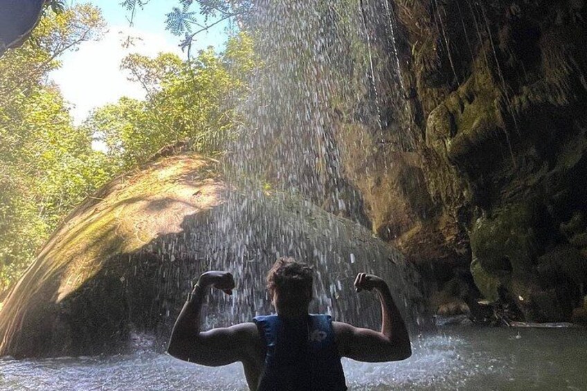 Cave, Waterfall and River Adventure in Charco Azul from San Juan 4