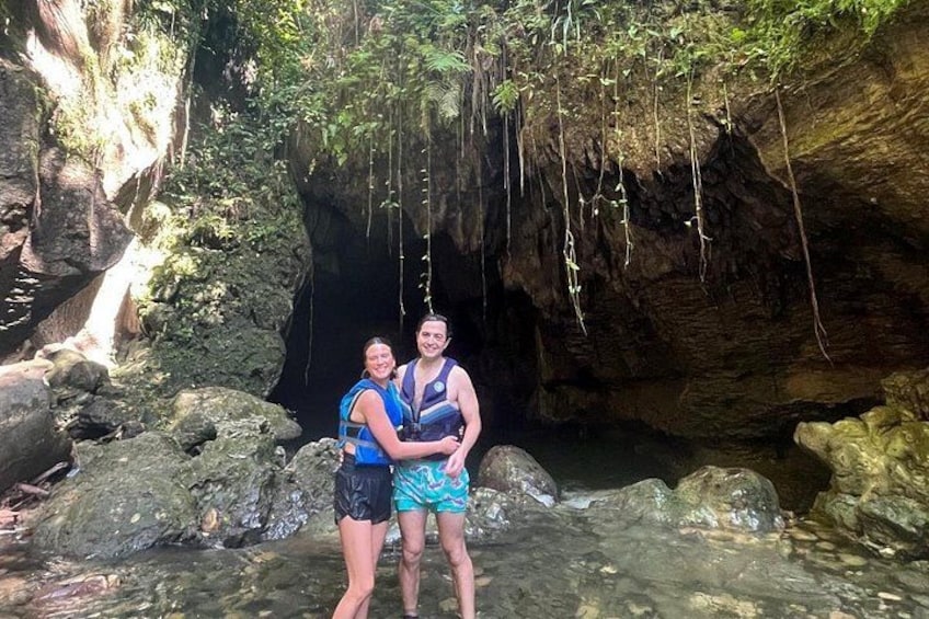 Cave, Waterfall and River Adventure in Charco Azul from San Juan 2