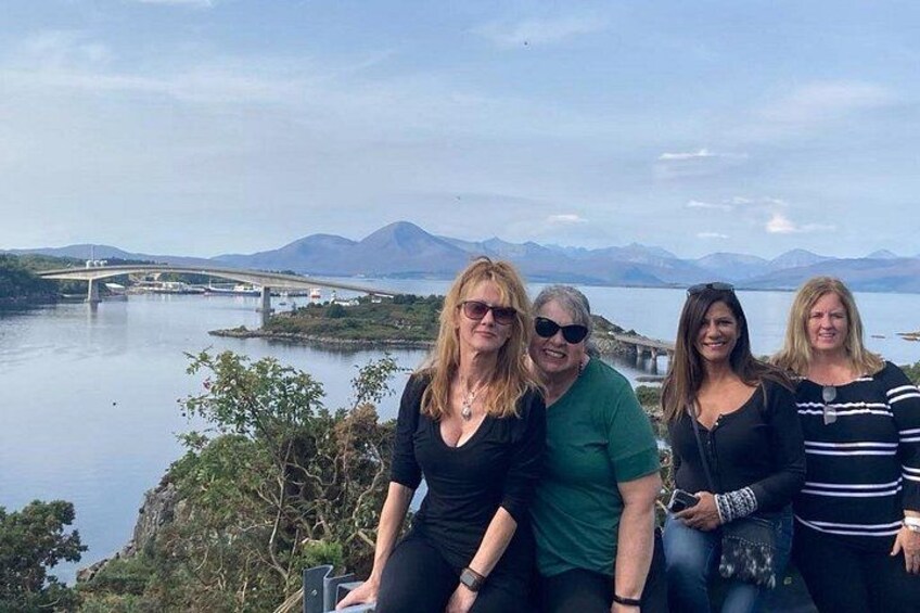 Capture the magic — panoramic views over Skye Bridge & the Cuillin Mountains. 2
