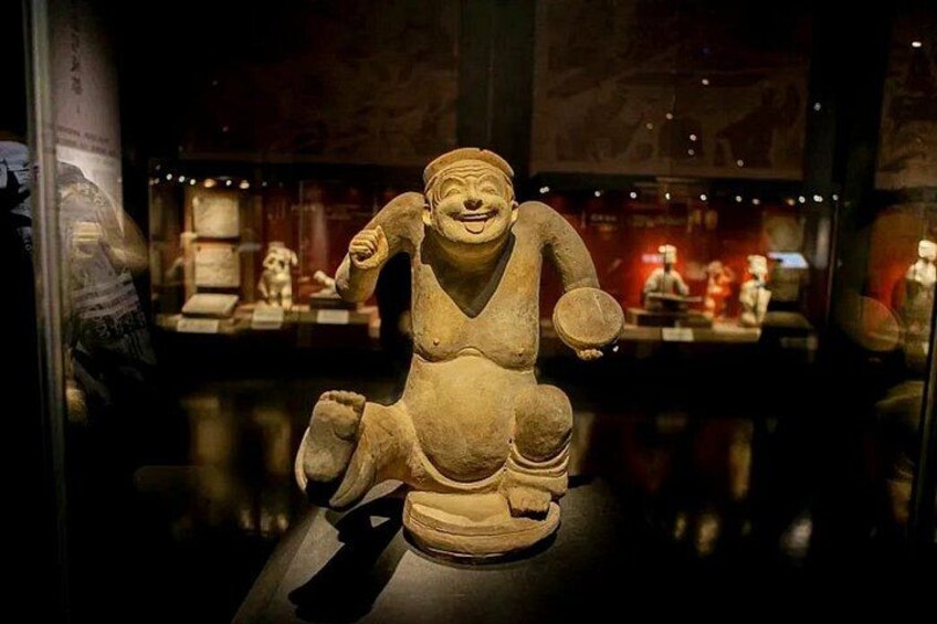 Pottery Singing and Dancing Figurine 1