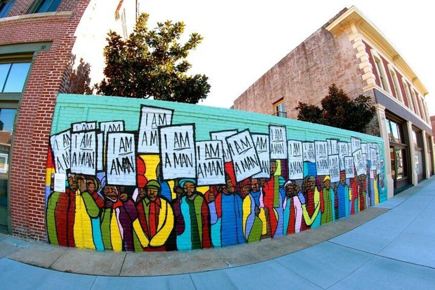 I am a man mural 5