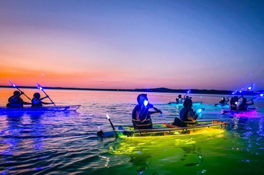 GlowRow Glowing Kayak Tour Port Aransas - Lighthouse Lakes 3