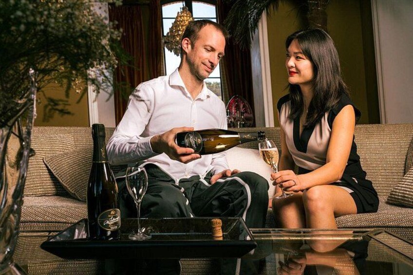 Tasting of Blanc de Noirs - Marie & Xavier LALLEMENT 2