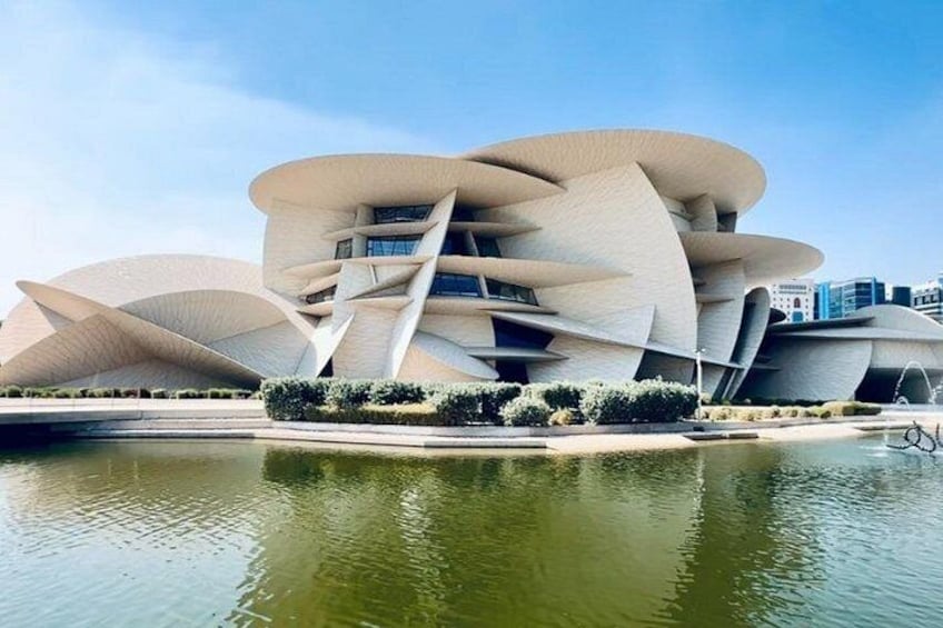 The architecture designed of National museum Qatar 4