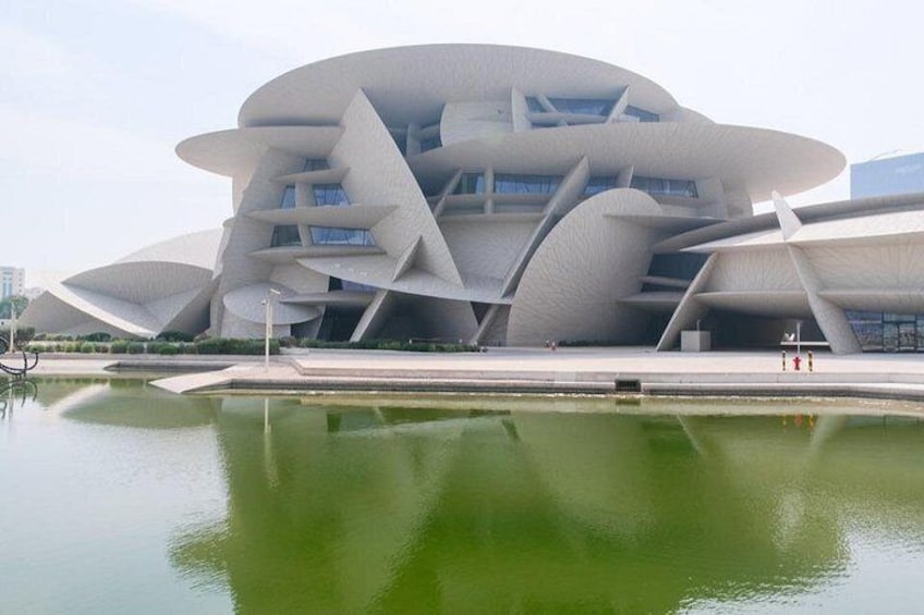 The architecture designed of National museum Qatar 2