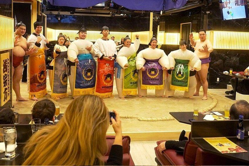 Tokyo Luxury Sumo Experience with Deluxe Japanese Cuisine 2