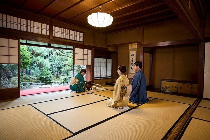 Kimono Tea Ceremony at Kyoto Maikoya, Karasuma Shijo 2