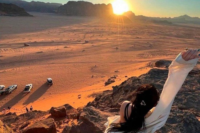 Wadi Rum Full-Day Jeep Tour and Overnight Bedouin Camp Experience 1