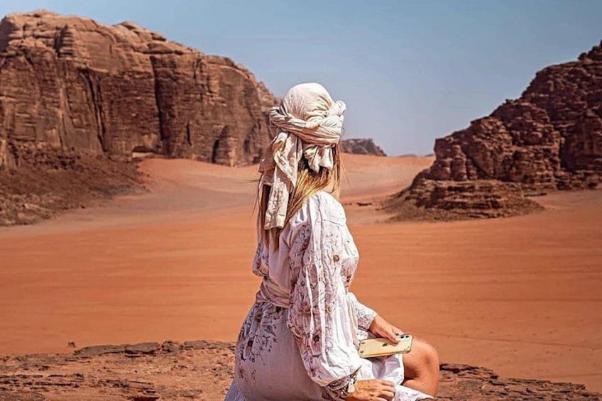 Wadi Rum Full-Day Jeep Tour and Overnight Bedouin Camp Experience 2