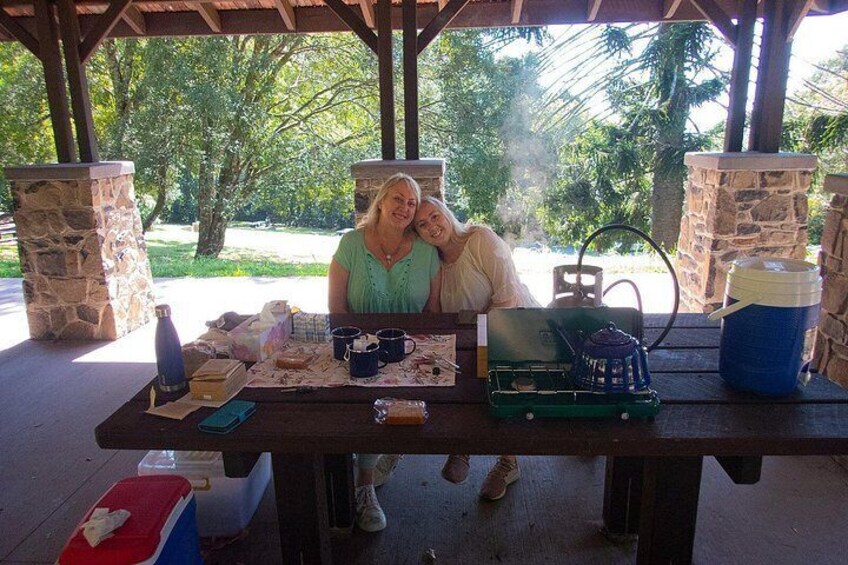 A cuppa at the recreation area 2