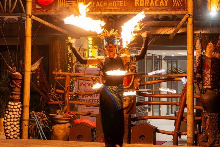 Fire Dancing Show At Red Coconut Beach Hotel 2