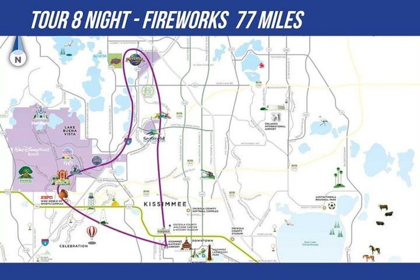 Family pack 77 Miles Helicopter Tour Fireworks & all Theme Parks 3
