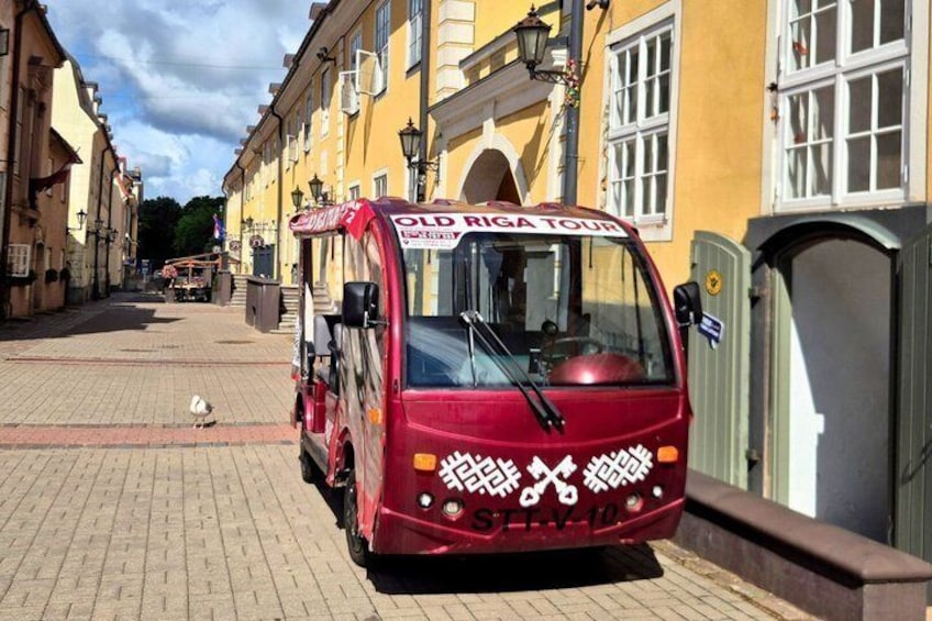 Old Riga E-Bus Tour with Audio Guide, 45 min 2