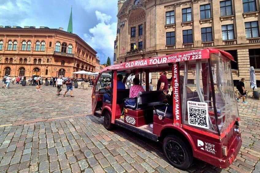 Old Riga E-Bus Tour with Audio Guide, 45 min 1