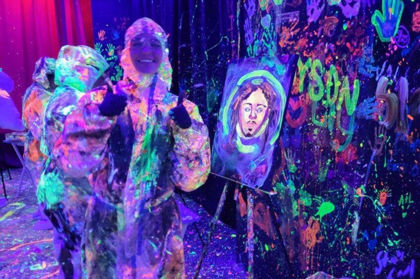 Glow In The Dark Painting With Friends 3