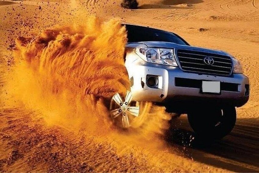 Experience Private Desert Safari with 5* BBQ Dinner Dune Bashing 5